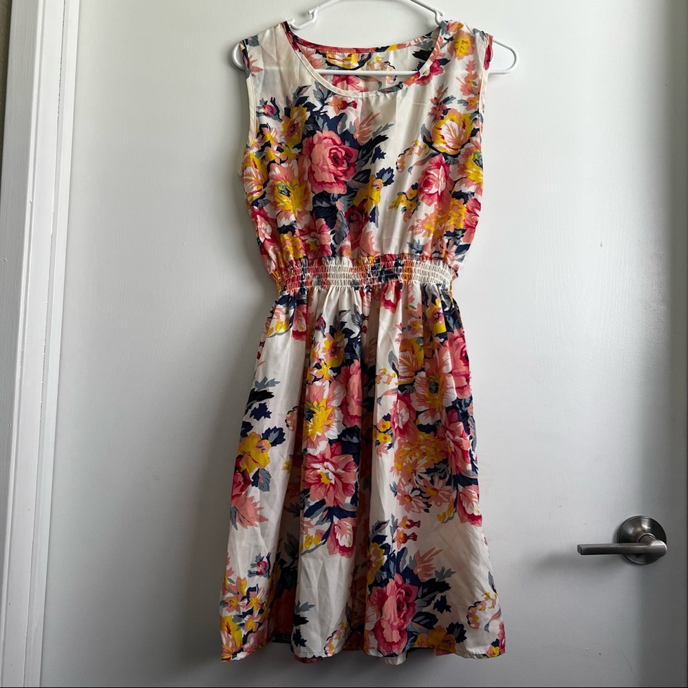Short floral dress